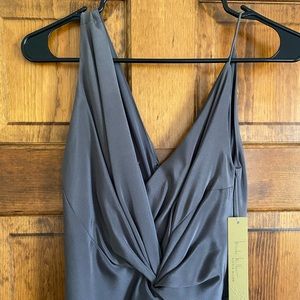 Nicole Miller Charcoal Evening Dress size 6